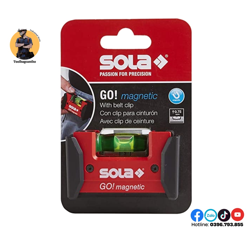 Thước thủy mini Sola Go! Magnetic