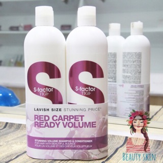 CẶP TIGI S FACTOR STUNNING VOLUME 750ML