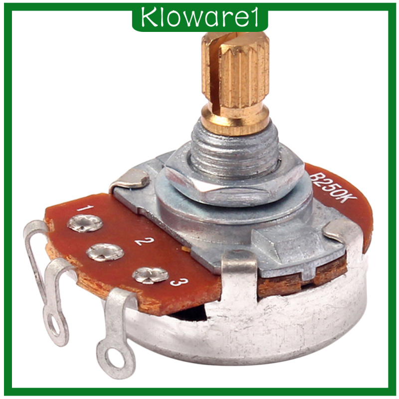 [KLOWARE1]5pcs/Lot Guitar Accessory Pot b250k Split Shaft Potentiometer Audio Key Tone