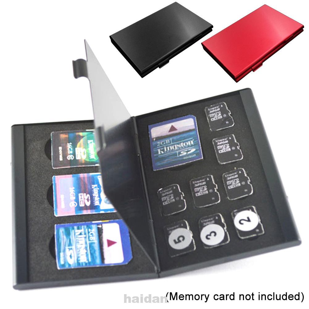 Hộp Đựng Thẻ Nhớ 12 Ngăn Bằng Hợp Kim Nhôm Cứng Chống Sốc Ốp | BigBuy360 - bigbuy360.vn