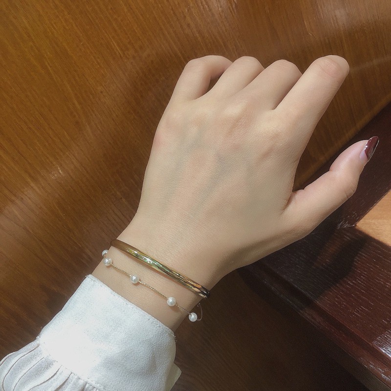 Lắc tay, vòng tay 2 lớp đính hạt [ Novset ]