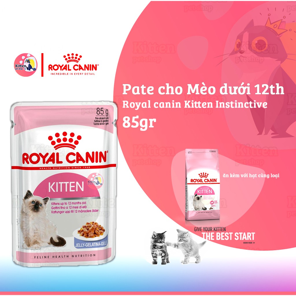 10kg - Hạt Kitten Royal Canin dành cho Mèo con từ 4 - 12 tháng tuổi - Royal Canin Kitten 36 Second Age(RE-PACK)