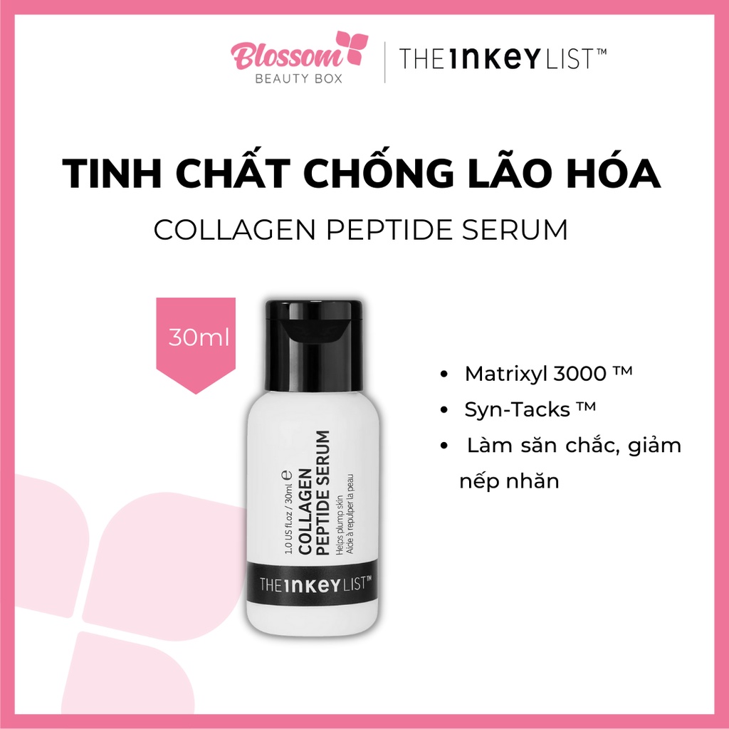 [Sephora US] [KHÔNG HỘP GIẤY]  Serum chống lão hóa COLLAGEN BOOSTER firming peptide THE INKEY LIST