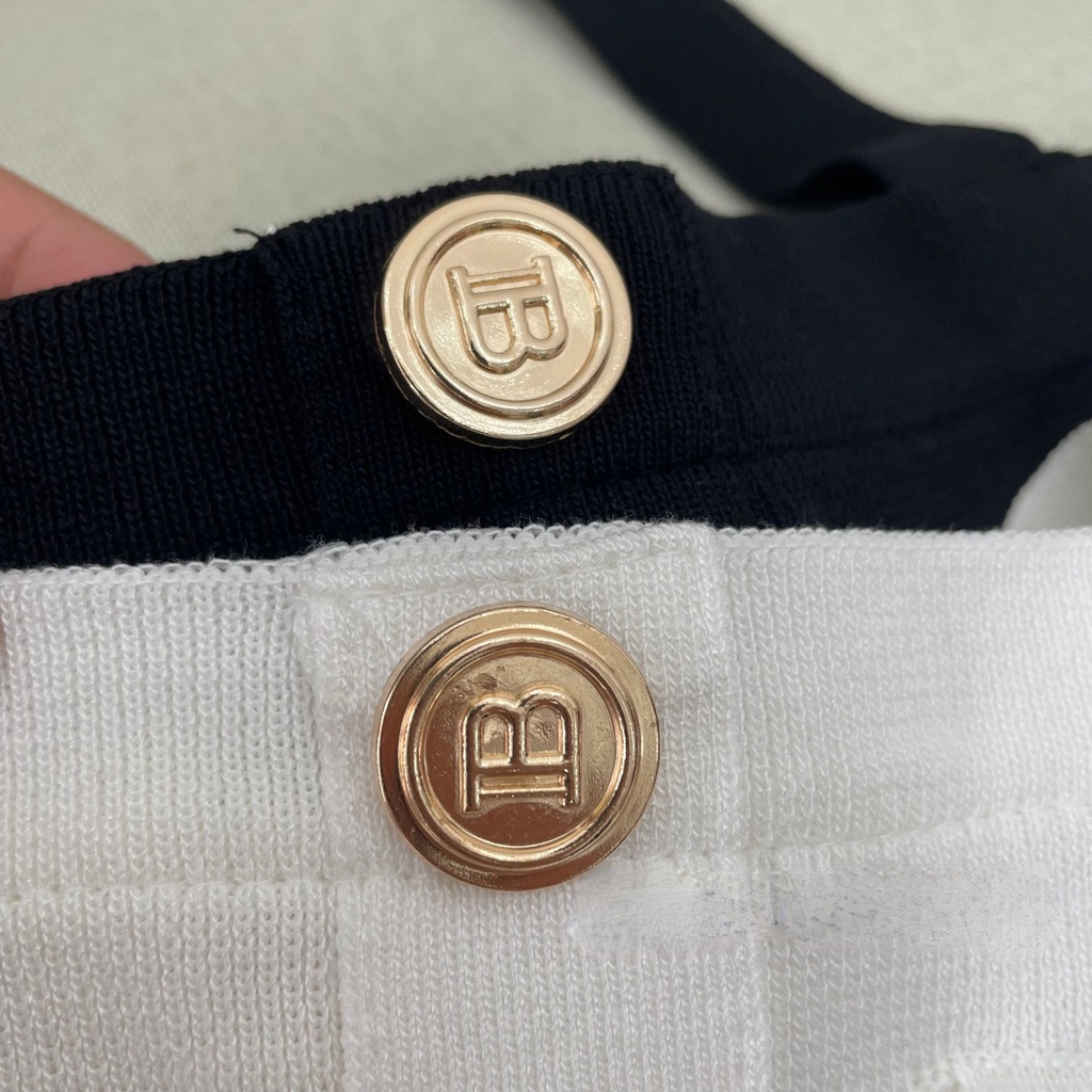 DUNEA Áo Tank Top Dệt Kim Cài Nút In Chữ Quyến Rũ Thời Trang Cho Nữ