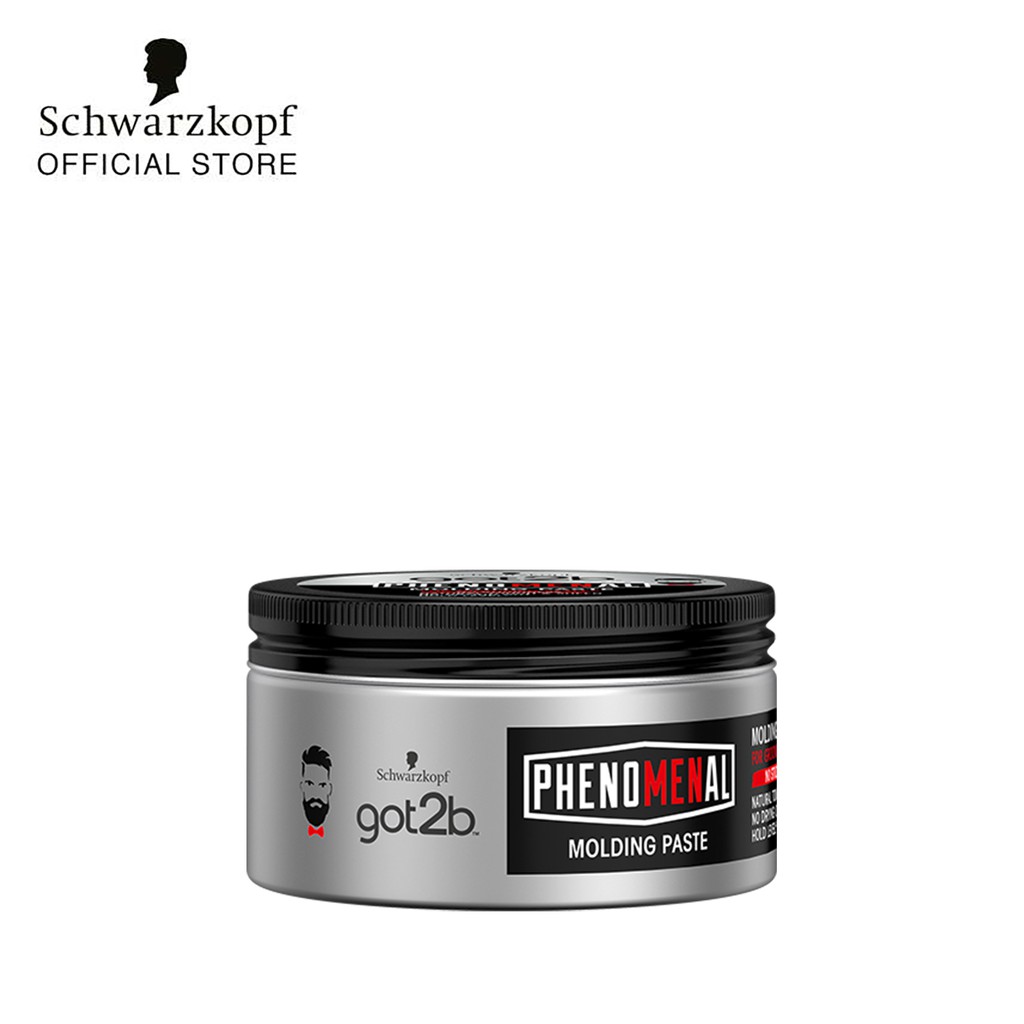 Combo sáp vuốt tóc Schwarzkopf Got2b Phenomenal Molding Paste 100ml và keo xịt tóc Got2b Finishing Hairspray 200ml