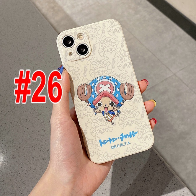 Xiaomi Mi 11 Lite Redmi 9T 9C 9A Note 10 10S 9 9S 8 7 Pro Cute Shading One Piece Luffy Shockproof Fine Hole Phone Case  DY 25