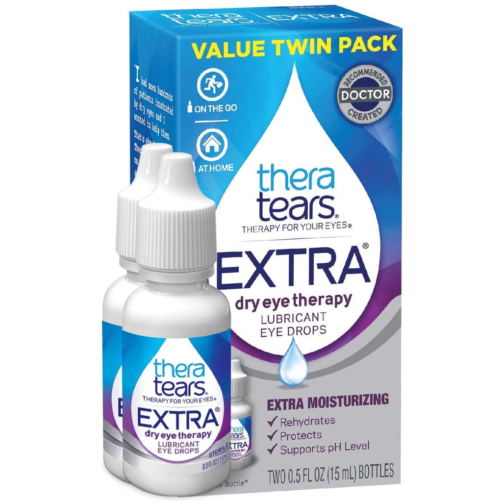 [DATE 5/2022] Nhỏ mắt Thera Tears Eye Drops Extra Dry Eye Therapy giá