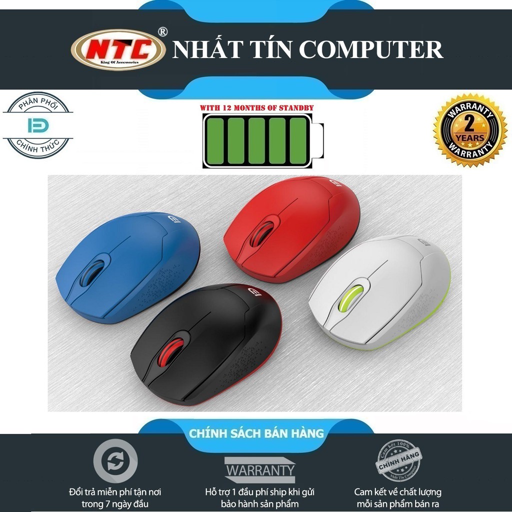 Chuột không dây Wireless FD i882 pin dùng đến 12 T (5 màu)