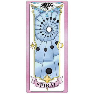 Spiral-thẻ bài Trong suốt Sakura clear card