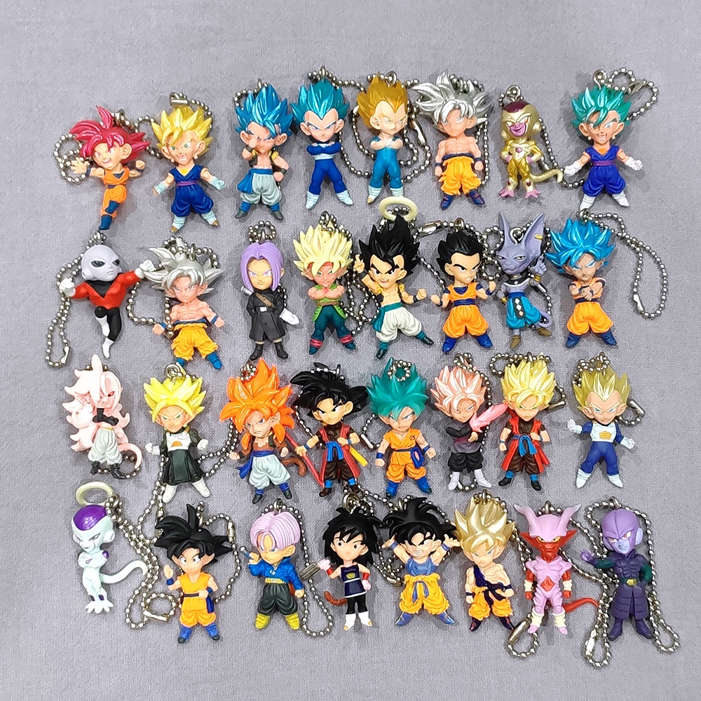 Móc khóa mô hình nhân vật figure Dragon Ball UDM hàng chính hãng Bandai