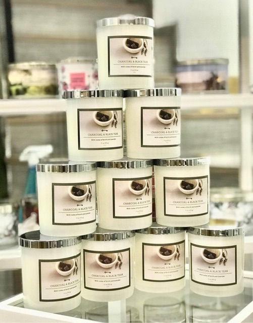 Nến thơm Mỹ Threshold 1 bấc 156gr và 3 bấc 565gr