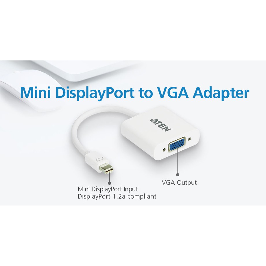 ATEN VC920 - Mini DisplayPort To VGA Adapter