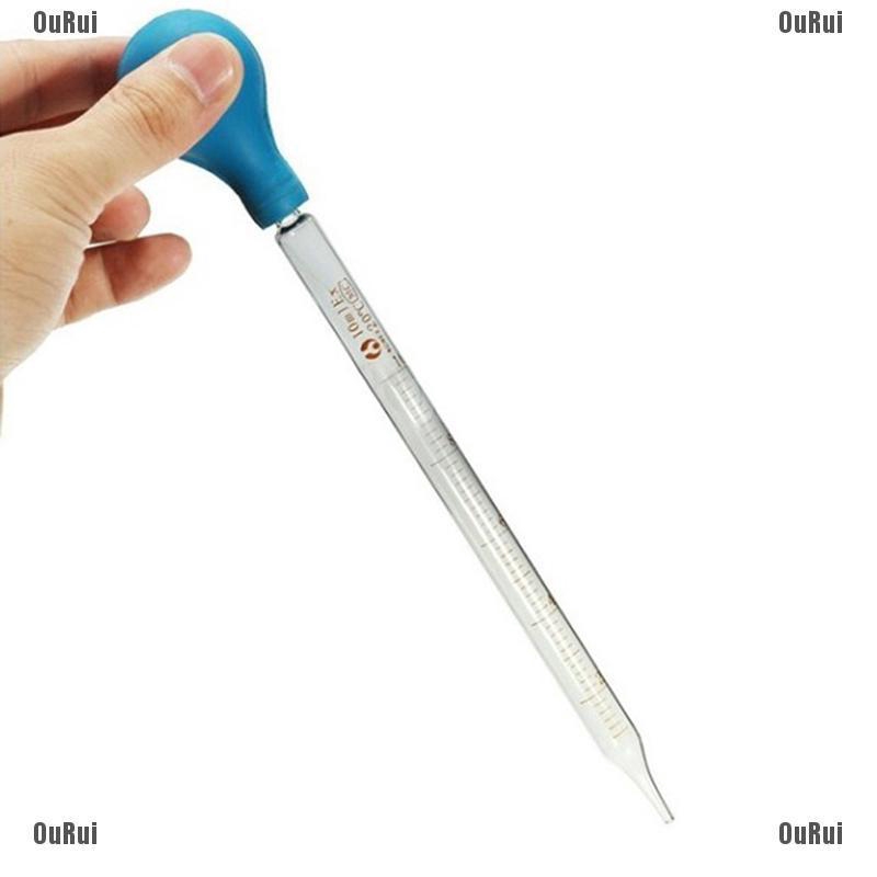 (FCC) Máy Bơm Nhỏ Giọt Thủy Tinh 10ml Có Phân Chia