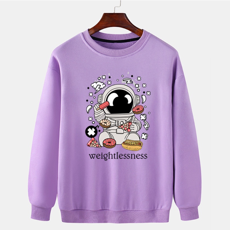 Áo Sweater Hoodie Tay Dài Dáng Rộng In Chữ Phong Cách Hàn Quốc Dễ Thương Cho Nữ | BigBuy360 - bigbuy360.vn