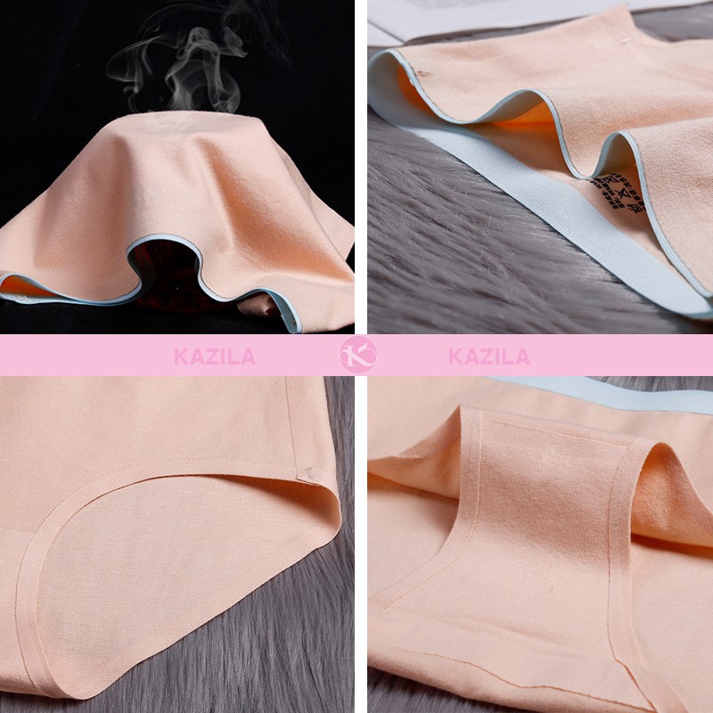Quần lót nữ cotton cao cấp cạp ép, quần lót không viền may ôm hông nâng mông kazila QLH28 | BigBuy360 - bigbuy360.vn