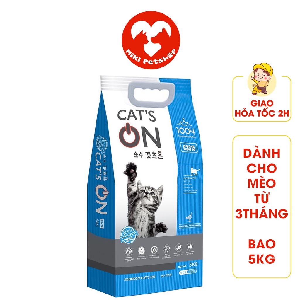 Thức Ăn Cho Mèo Hạt Cat's On Bao 5Kg - Miki Petshop