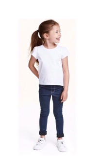 Quần jegging giả jean H&M