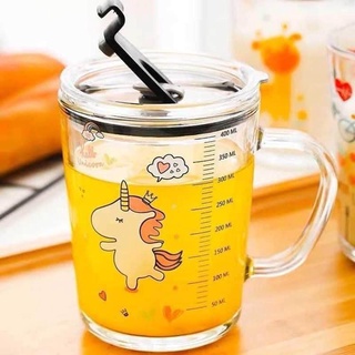 Cốc Thủy Tinh Pha Sữa Chia Vạch