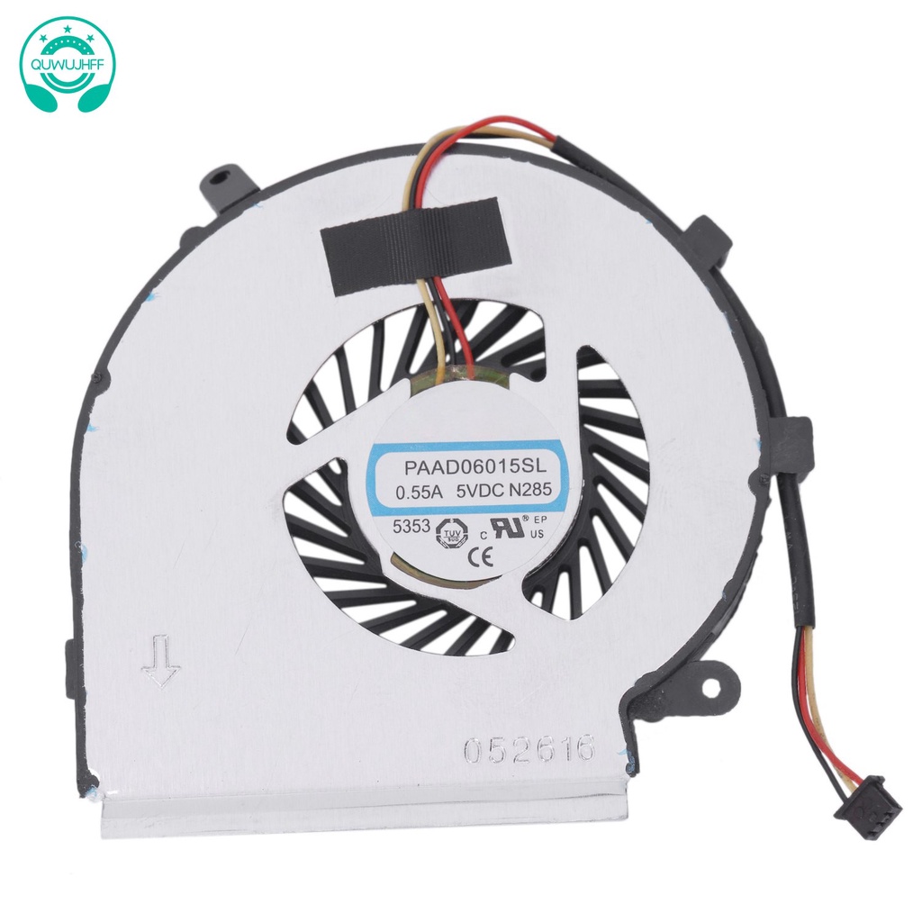 Quạt Tản Nhiệt Cpu Tiện Dụng Cho Msi Ge62 Gl62 Ge72 Gl72 Gp62 Gp72 Pe60 Pe70 Series 3pin 0.55a 5vdc