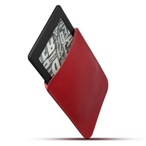 ⭐⭐⭐⭐⭐Bao da máy tính bảng siêu mỏng màu đỏ cho Amazon Kindle eBook