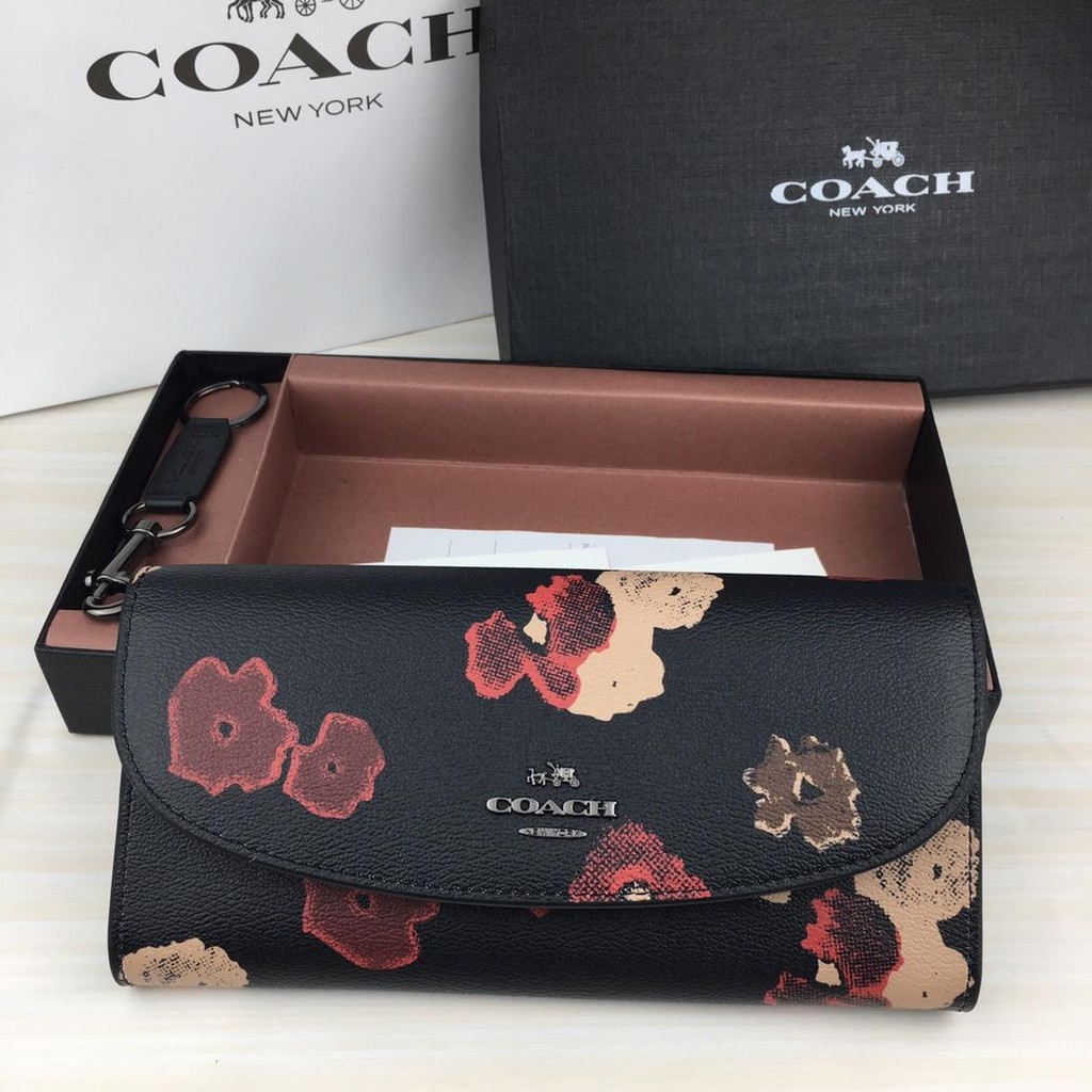 COACH Ví Dài Khóa Kéo Thời Trang Dành Cho Nữ F54022