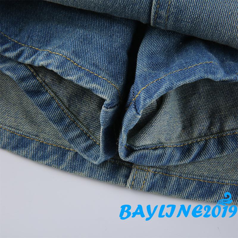 Chân váy denim lưng cao quyến rũ sành điệu cho phái nữ | BigBuy360 - bigbuy360.vn