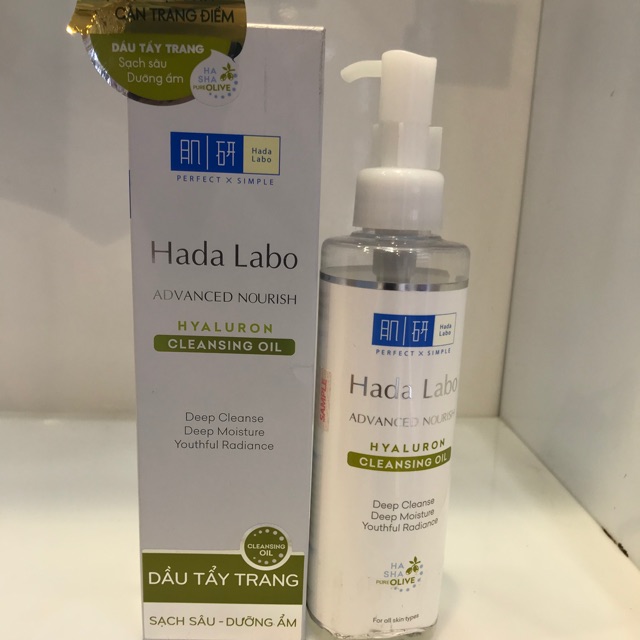 Dầu tẩy trang Hada Labo Advanced Nourish Hyaluron Cleansing Oil 200ml