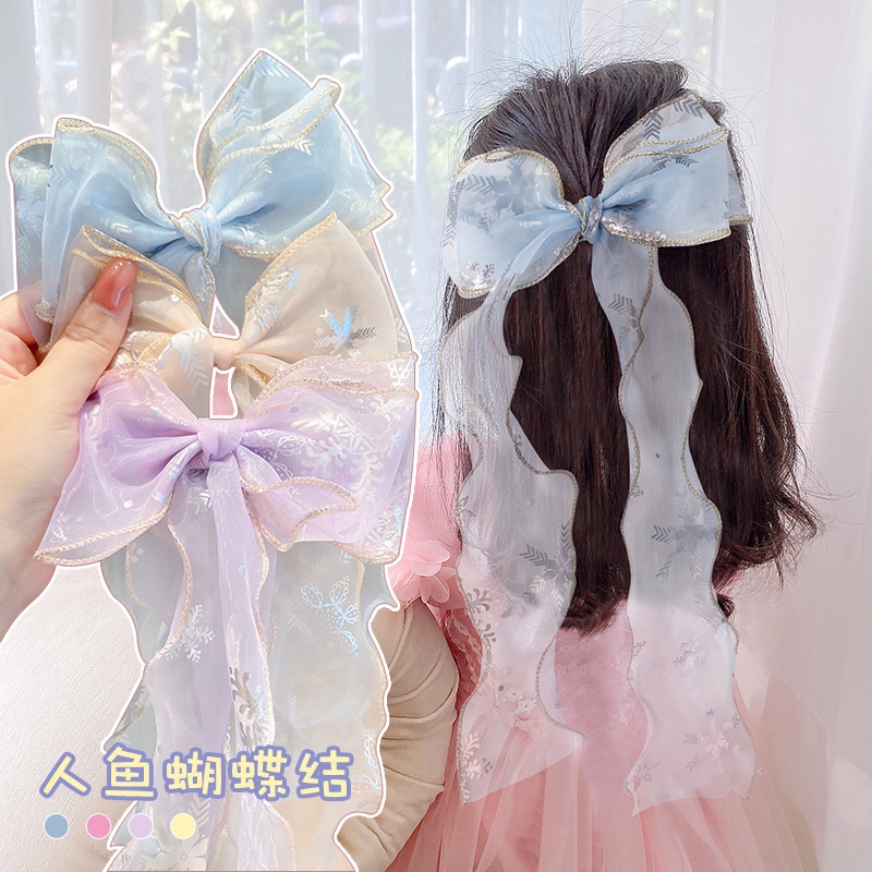 Kẹp Tóc Dạng Bện Phối Tua Rua Nhiều Màu Phong Cách Hàn Quốc Cho Nữ