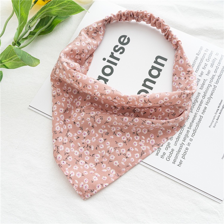 Băng Đô Co Giãn In Họa Tiết Hoa Xinh Xắn Dành Cho Nữ