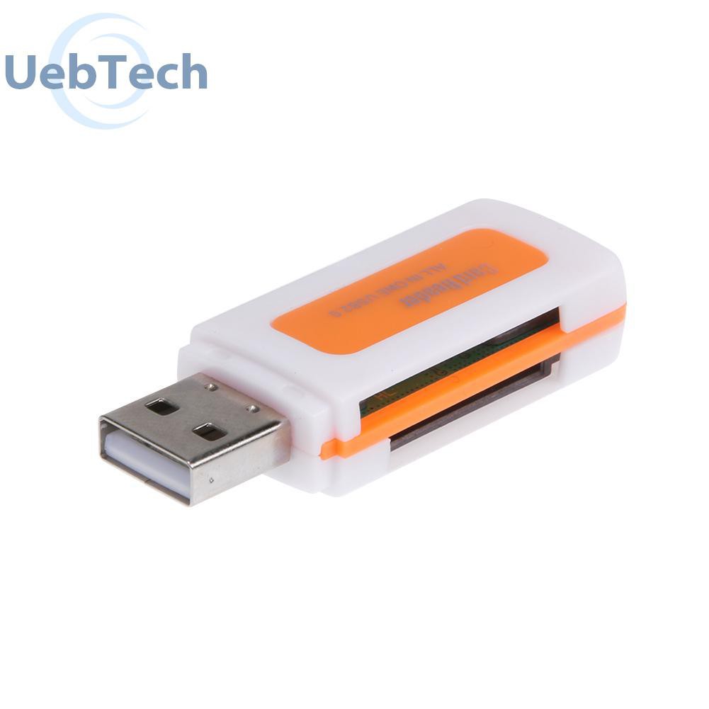 Đầu Đọc Thẻ Nhớ Mini Usb 2.0 4 Ngăn Sd/Mmc Tf Ms M2