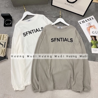 Áo thun chữ sfntials dài tay - 3158 tay bo