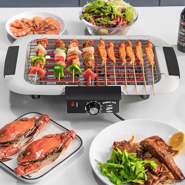 Bếp nướng điện không khói BBQ 2000W BY1909- Hàng loại 1, thích hợp cho gia đình, tiện lợi !