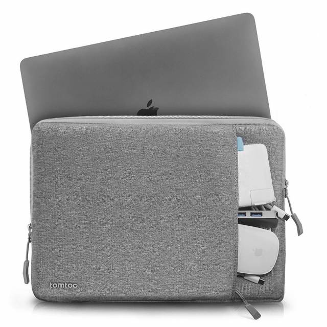 Túi Chống Sốc Tomtoc [Chính Hãng Mỹ] 360° Protective Macbook Air/Pro Retina 13" - Gray (A13-C01G) Bảo hành 12 tháng