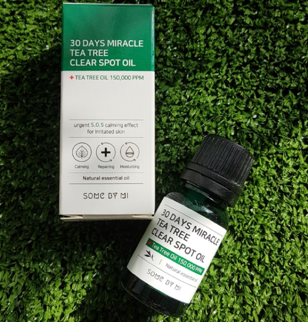 Trị Sạch Mụn Chỉ Trong 30 Ngày] Tinh Dầu Tràm Trà "Thần Kỳ" Some By Mi 30 Days Miracle Tea Tree Clear Spot Oil 10ml