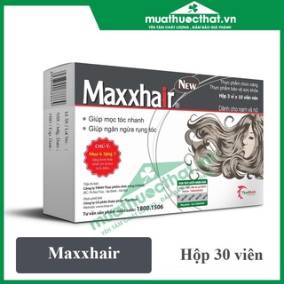 (CHÍNH HÃNG MUA 6 tặng 1) Thực phẩm MAXXHAIR ngăn rụng tóc,kích thích tóc mọc nhanh.