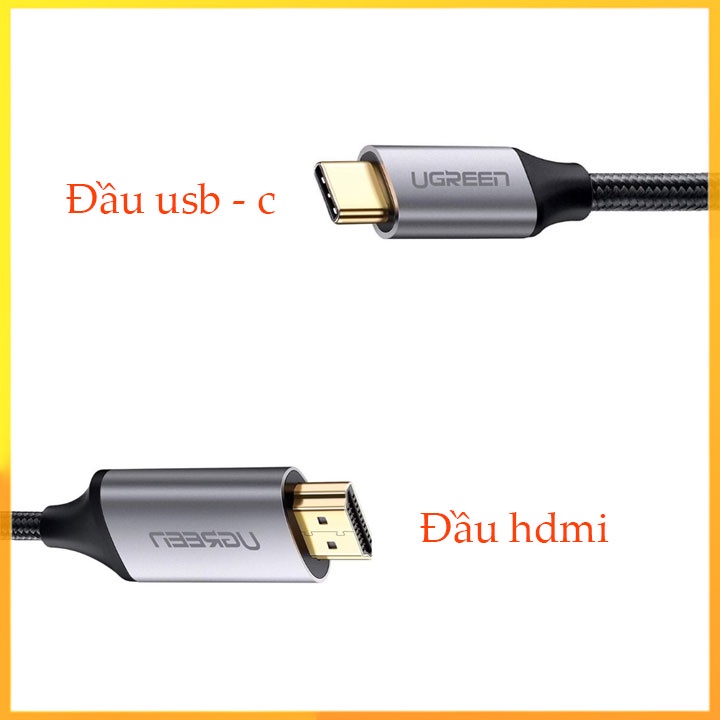 Cáp chuyển đổi usbc sang HDMI 1.5m chính hãng Ugreen 50570_adapternguongiare