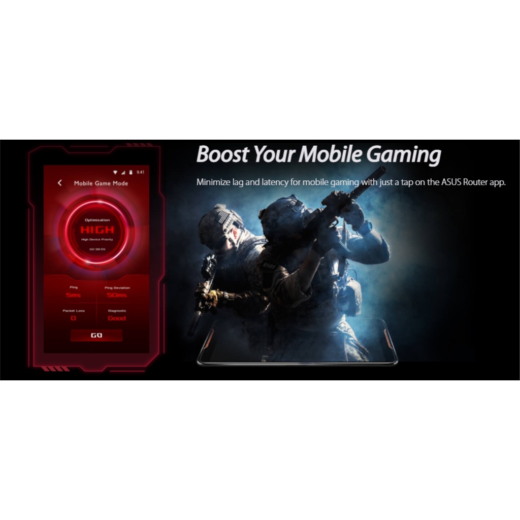 Phát WiFi 6 Chuyên Gaming Tải Cao Thông Minh Asus RT-Ax82U AX5400 Hỗ Trợ Ali Mesh - Bản Nội Địa Đài Loan | BigBuy360 - bigbuy360.vn