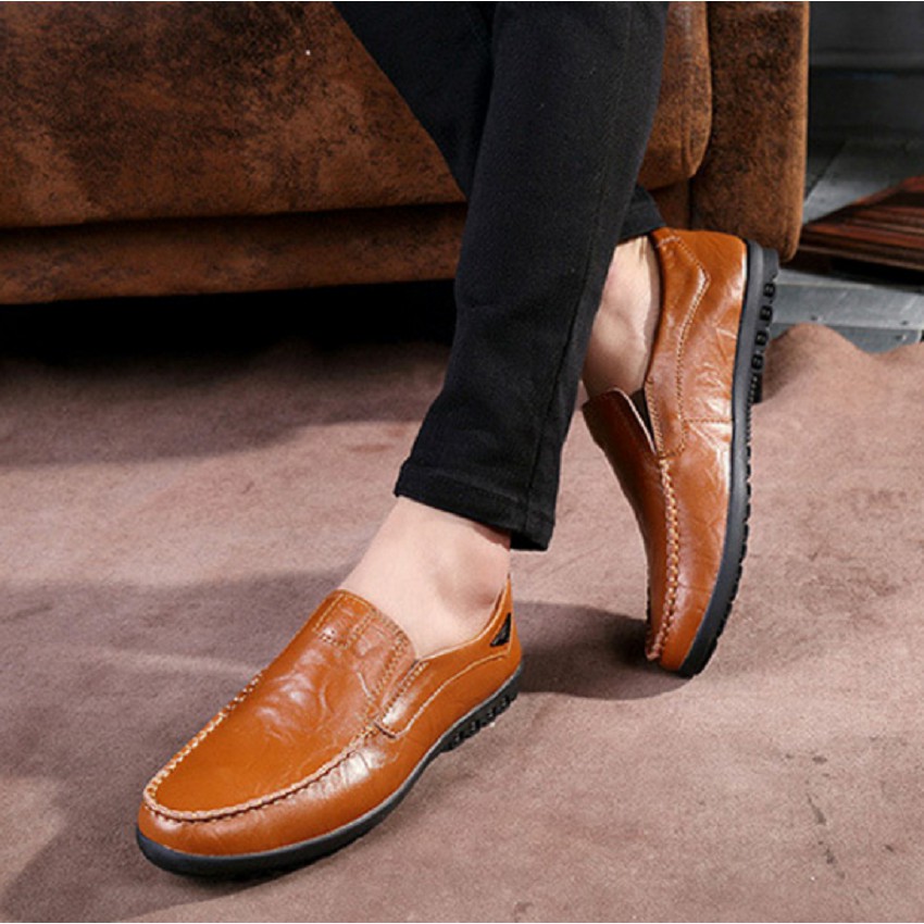 giầy lười - GL08 Nâu (FREE SHIP) | BigBuy360 - bigbuy360.vn