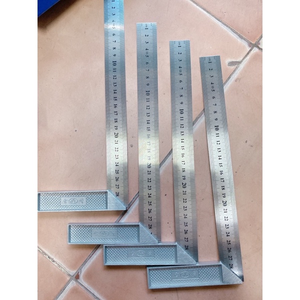 Thước sắt, thước ke vuông góc 30cm