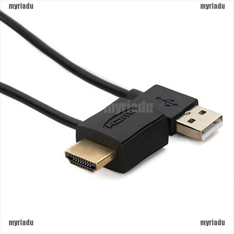 Dây Cáp Kết Nối Chuyển Đổi 50cm Usb 2.0 Hdmi Male Sang Female