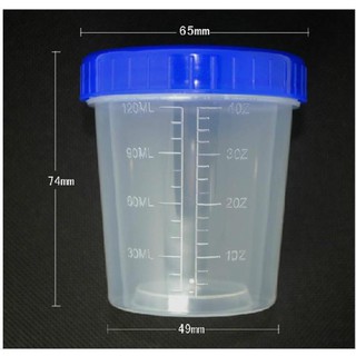 Bộ 20 Cốc đựng mẫu 120ml có nắp