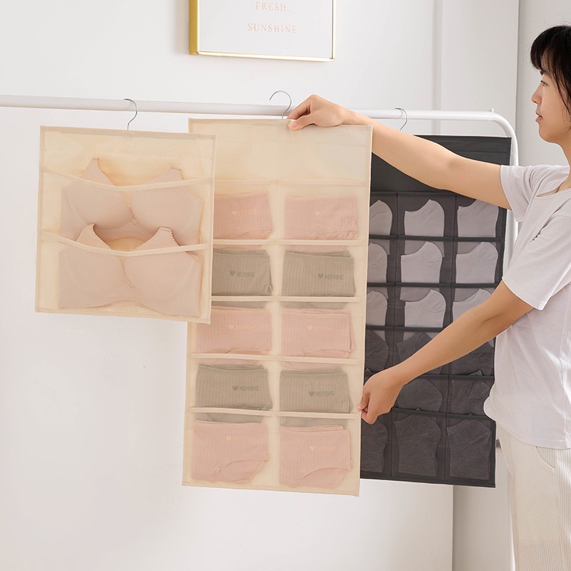 Túi Lưới Hai Mặt Đựng Đồ Lót / Vớ Có Thể Gấp Gọn Tiện Dụng