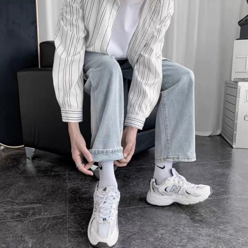 " RẺ VÔ ĐỊCH " Quần Jean nam, Quần Jeans baggy mầu xám nhạt, xanh sky ống suông, rộng, hottrend 2022-XX MENS FASHION!