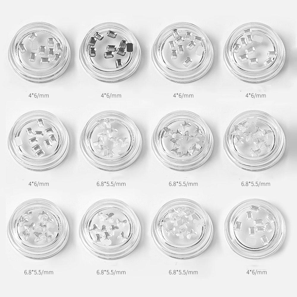 OCEANMAP Hộp Phụ Kiện 3D Trang Trí Móng Tay Nghệ Thuật