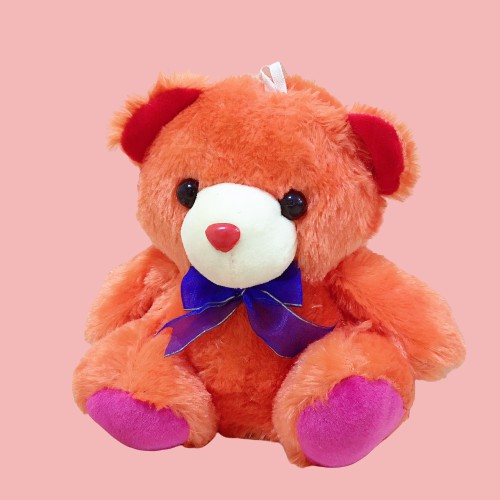 Gấu Bông Teddy Baby Đính Nơ Cổ Dễ Thương Cho Bé Size 25 cm