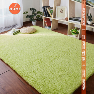 Thảm trải sàn phòng khách Hải Phòng màu Xanh lá mạ | Lông CỪU  | Nhiều Size