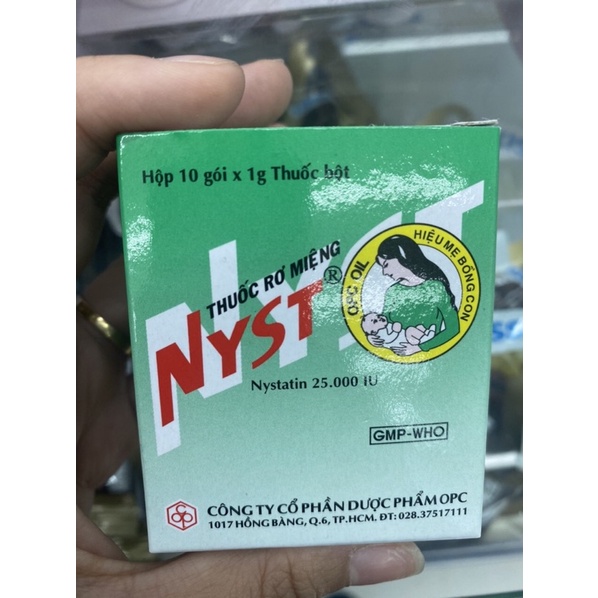 RƠ MIỆNG NYST - Hộp 10 gói