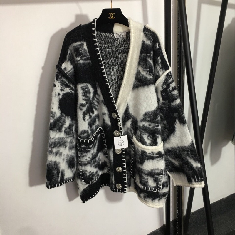 Áo khoác cardigan nữ free size mẫu mới thương hiệu thời trang Hermes HM cao cấp