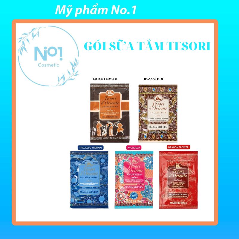 Sữa tắm nước hoa ý Tesori D'Oriente 7ml (1 gói dùng thử)