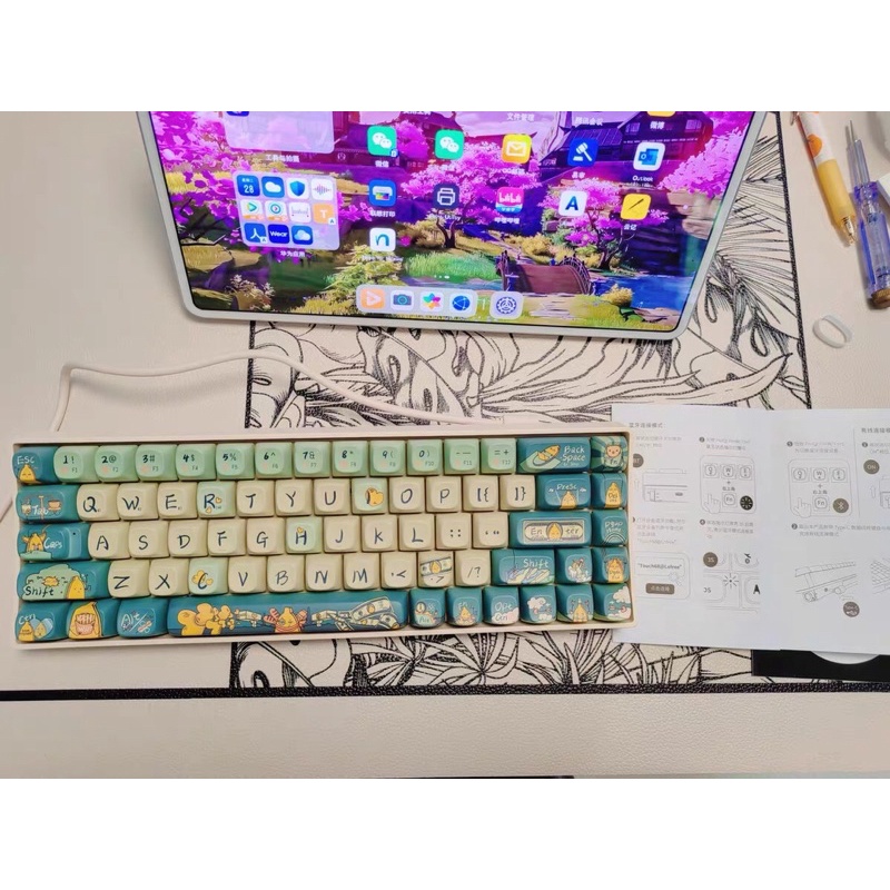 Keycap bàn phím Lofree phong cách retro dành cho các bạn yêu custom bàn phím